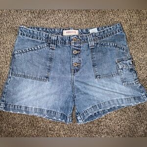 Vintage Hydraulic Women's Jean Cargo Shorts size 11/12